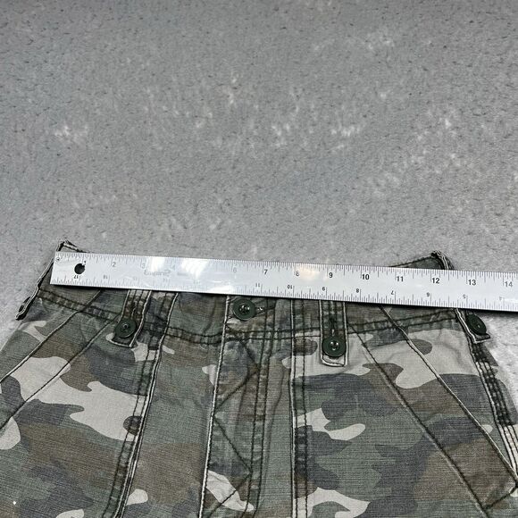 Free People High Rise Camo Shorts Size 0 In M Military Camo Pockets - Picture 6 of 13